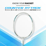 Apacs Counter Attak badminton racquet – head heavy high speed frame raket
