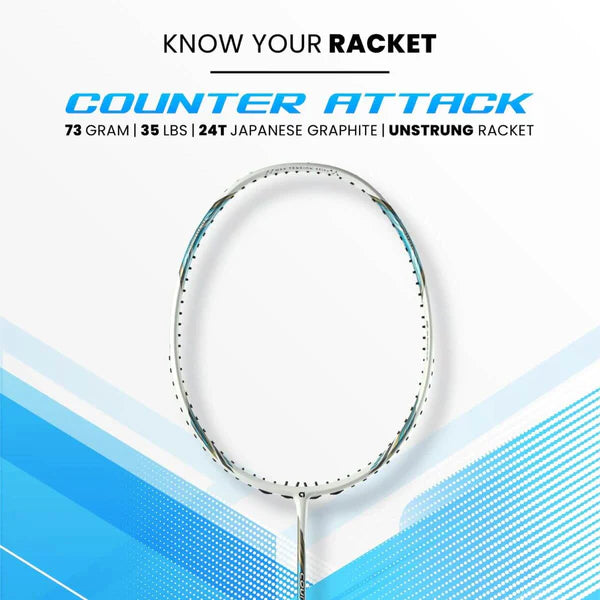 Apacs Counter Attak badminton racquet – head heavy high speed frame raket