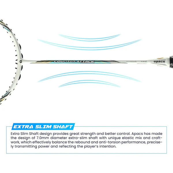 Apacs Counter Attack badmiton raket – best Apacs racquet for fast swing and control