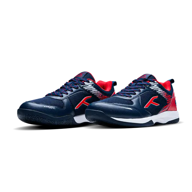 Hundred court Star Pro Badminton Shoes navy/red/white