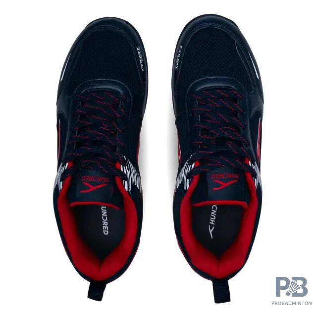 Hundred court Star Pro Badminton Shoes navy/red/white – Probadminton