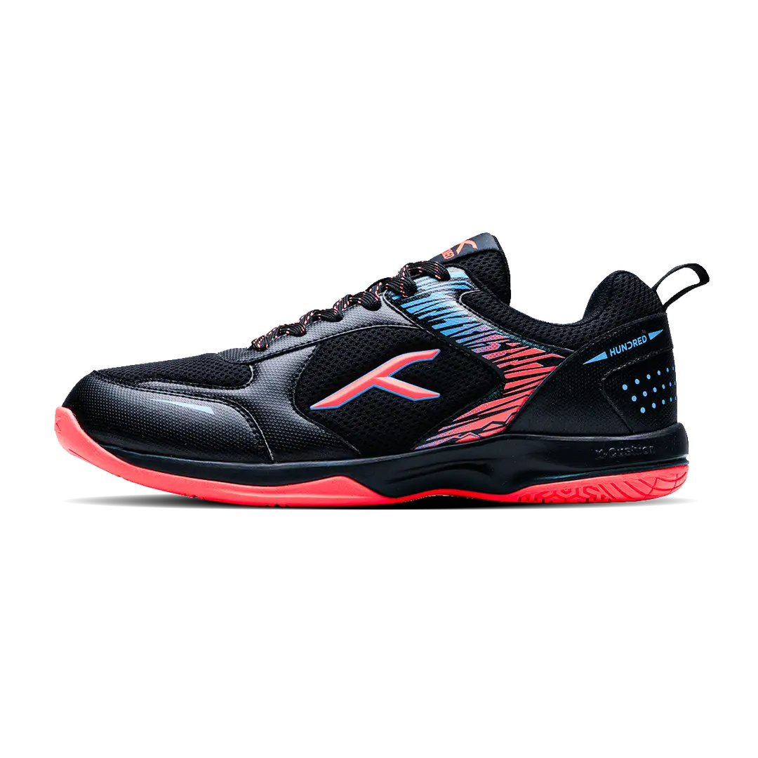 Breathable mesh badminton shoes with Heel Lock