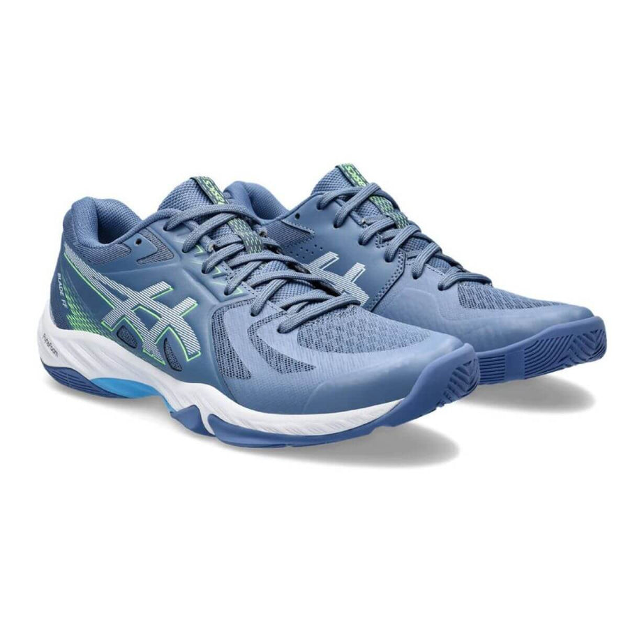 Asics Blade FF Men’s Badminton Shoes (Denim Blue/Lime Burst)