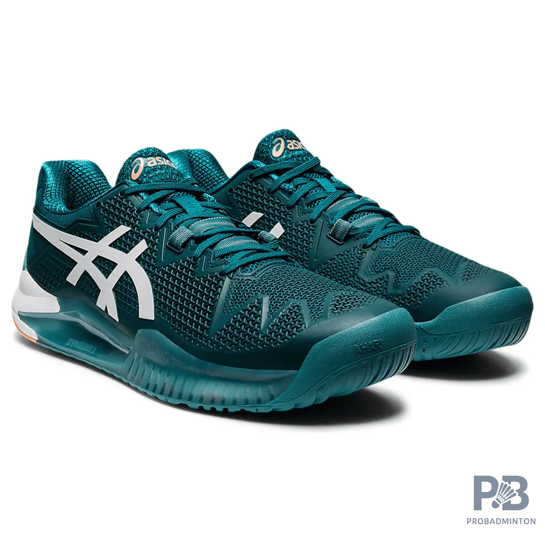 Asics GEL-RESOLUTION Tennis Shoes (Velvet Pine White - Main Image