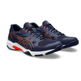Asics GEL-ROCKET 11 Indoor Court Shoe (Pea Coat / Hyper Orange)