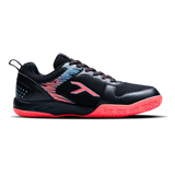 Hundred court Star Pro Badminton Shoes black/sea blue/orange