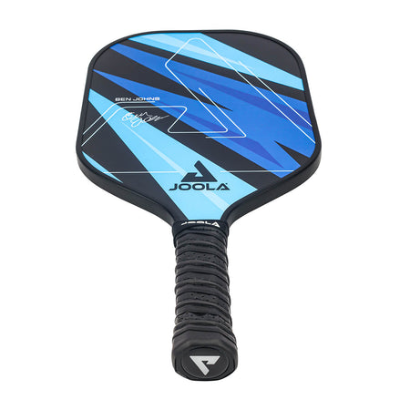 Jola Ben Johns Blue Litning Pickleball Paddle showing fiberglass face - probadminton.in
