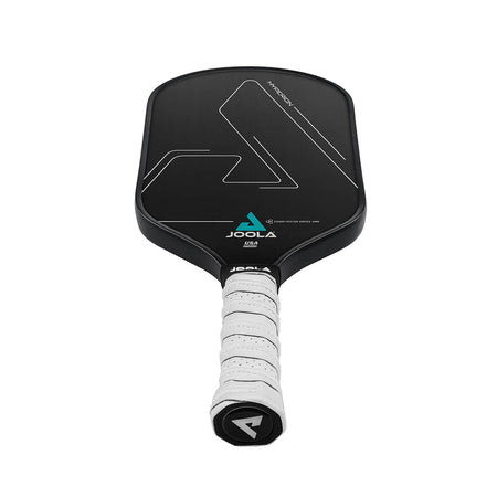 Angle shot highlighting the shape of Joola Ben Johns Hypeiron CFS 16mm paddle - probadminton.in