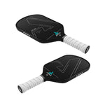 Full view of Joola Ben Jonhs Hypeiron CFS 16mm Pickleball Paddle on a pickleball court - probadminton.in