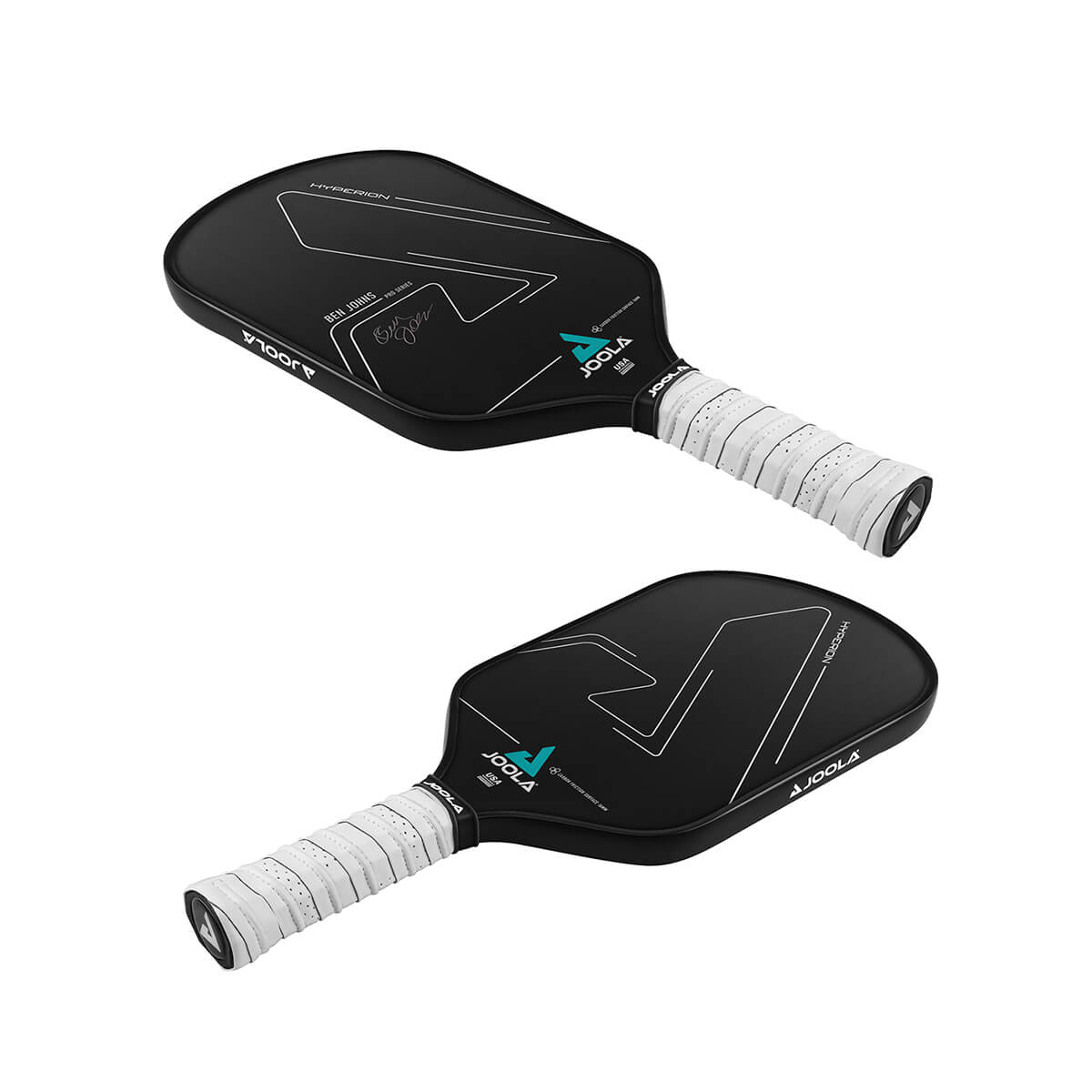 Full view of Joola Ben Jonhs Hypeiron CFS 16mm Pickleball Paddle on a pickleball court - probadminton.in