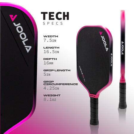 Joola Tyson McGuffin Magnus 3S picleball paddle, elongated paddle face. Discover more at probadmintion.in.