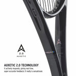 Overhead view of the HEAD Speed MP Legend 2024 racquet's 100 sq. in. head size, offering an optimal control-power ratio for any "misspell match." Buy yours at ProBadminton.in