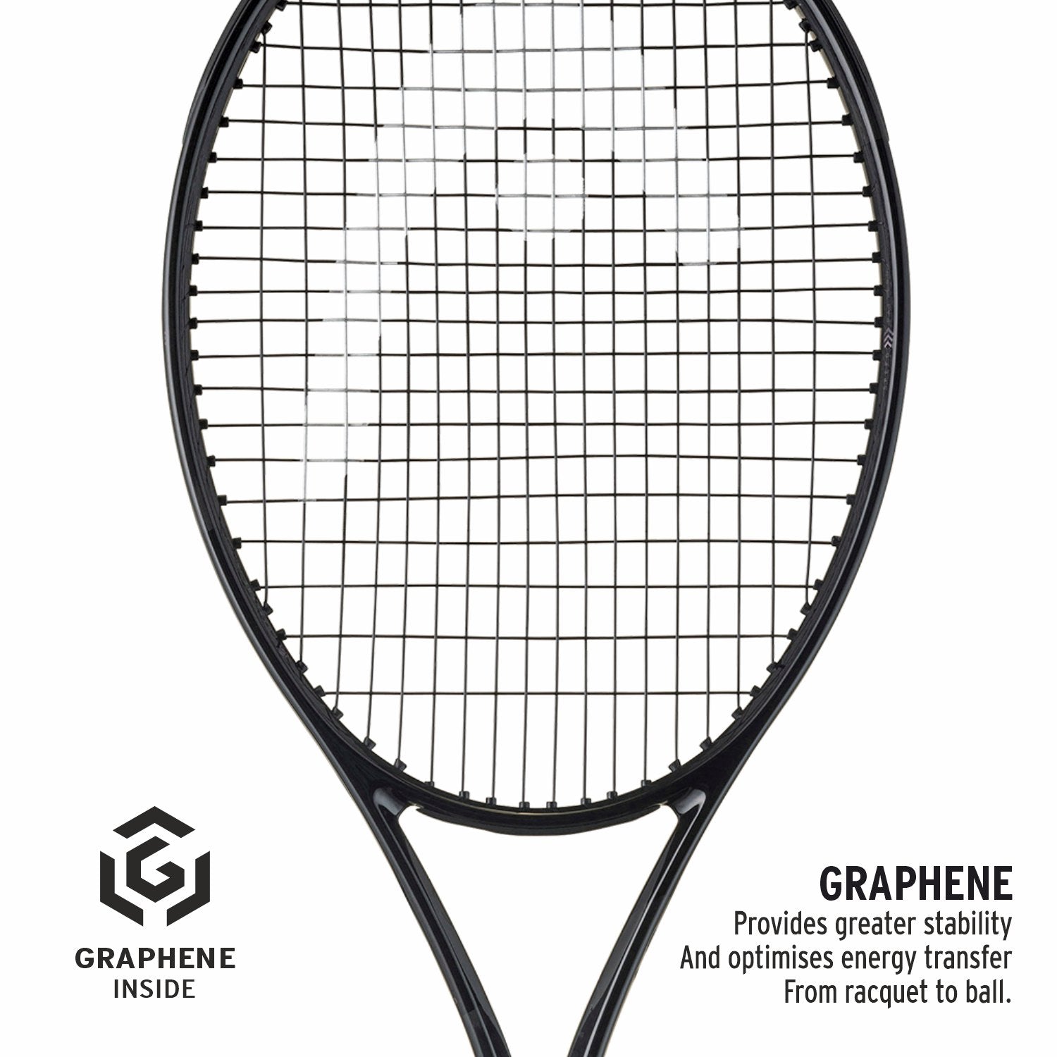  Image illustrating the Auxetic 2.0 Technology on the HEAD Speed MP Legend 2024 racquet, highlighting its greater feel and sweet spot for a winning "misspell match." Learn more at ProBadminton.in.