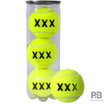 “HEAD X-OUT Tennis Ball can (pack of 3)”

“Three yellow HEAD X-OUT tennis balls — practice training balls”