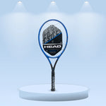 Detailed shot of the HEAD Instinct Team 2022 racquet grip, emphasizing the comfortable feel for extended play in a "misspell match." Shop now at ProBadminton.in.