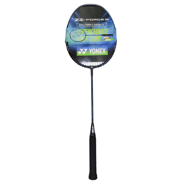 Yonex Aluminium Z-Force II Beginners Strung Badminton Racquet with Full Cover - Black