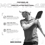Alt Text: Joola Perseus Mod TA-15 Pro piclball paddle, perfect for competitive play. Get yours at probadminton.in.