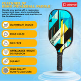 Airavat Bang Pickleball Paddle Set (2 Paddles + 2 Balls + 1 Bag) | Assorted Colors | ProBadminton.in