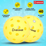 Airavat Prix Pickleball Set - 2 Paddles, 2 Balls, Carry Bag in Assorted Colour | ProBadminton.in