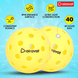 Airavat Bang Pickleball Paddle Set (2 Paddles + 2 Balls + 1 Bag) | Assorted Colors | ProBadminton.in