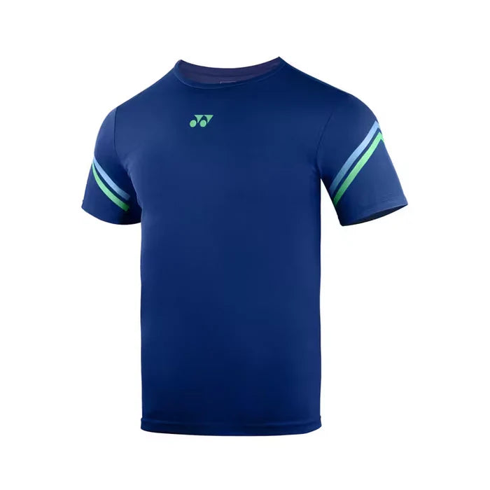 yonex 2812 mens round nek t shirt jet black