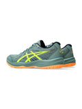 Asics UPCOURT 6 Indoor Court Shoe (Celadon / Safety yellow)