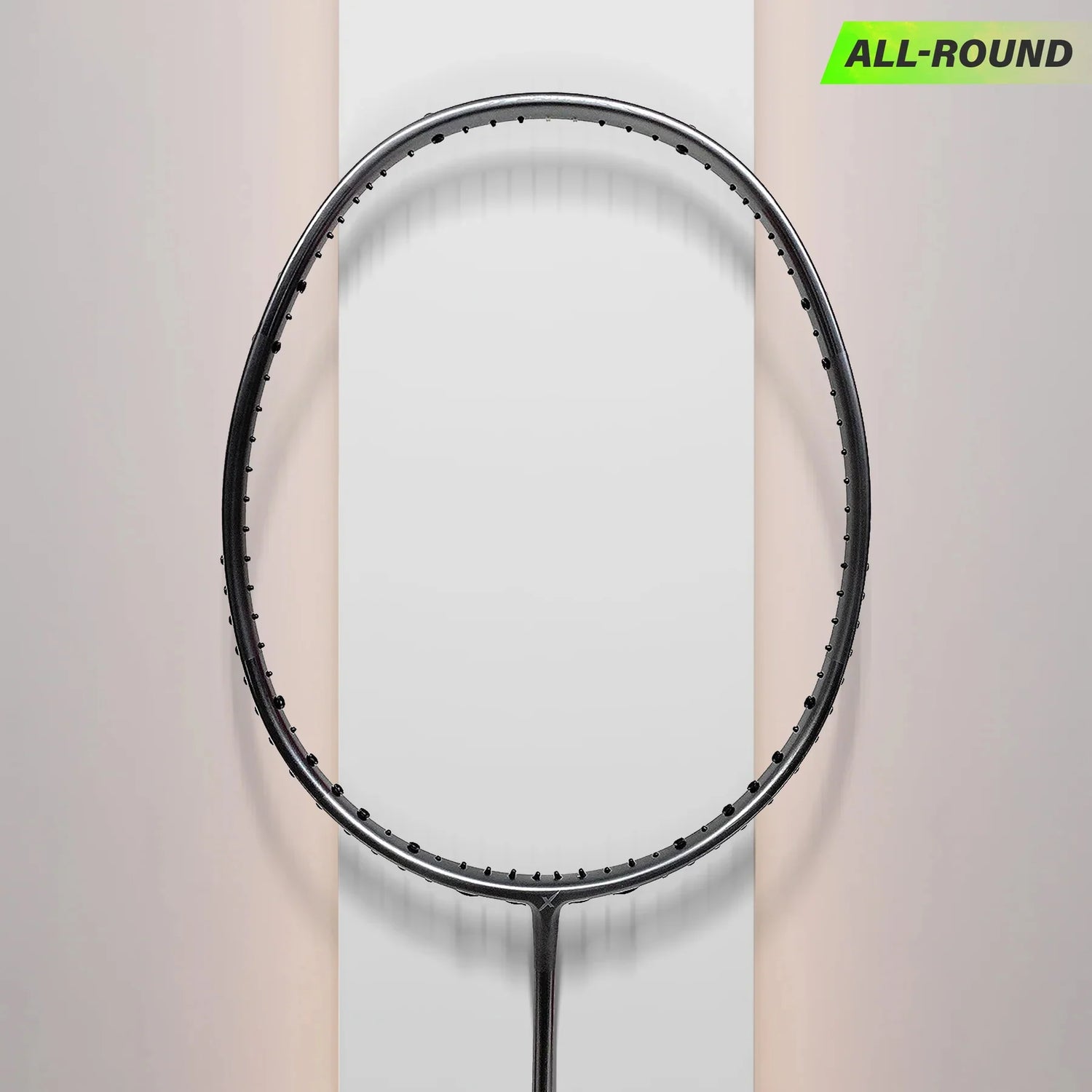 "Maxbolt Metal Badminton Racket - High-Performance, Armour Frame, Head-Heavy Design"