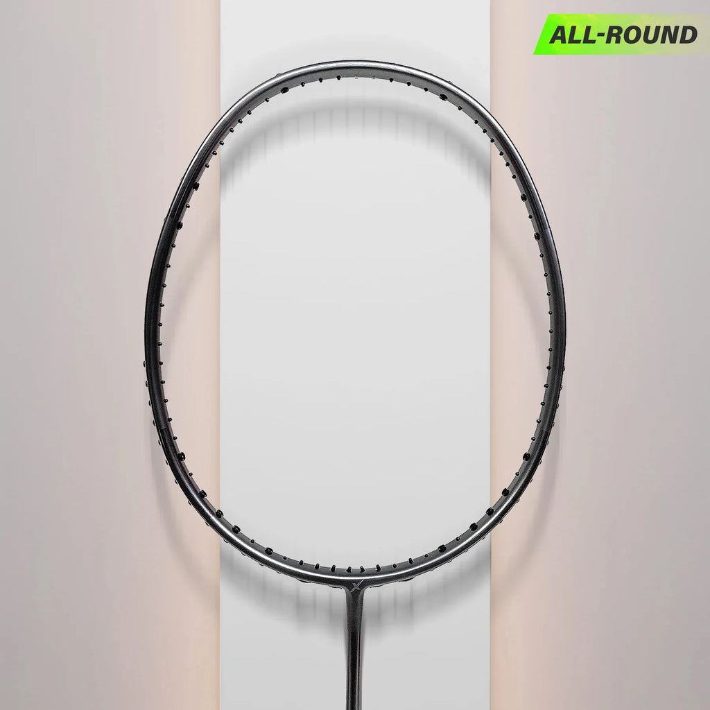 "Maxbolt Metal Badminton Racket - High-Performance, Armour Frame, Head-Heavy Design"