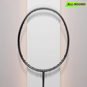 "Maxbolt Metal Badminton Racket - High-Performance, Armour Frame, Head-Heavy Design"
