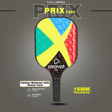 Airavat Prix Pickleball Paddle | Fiberglass Surface & Polymer Core | Multi/Teal Color | Single Paddle | ProBadminton.in