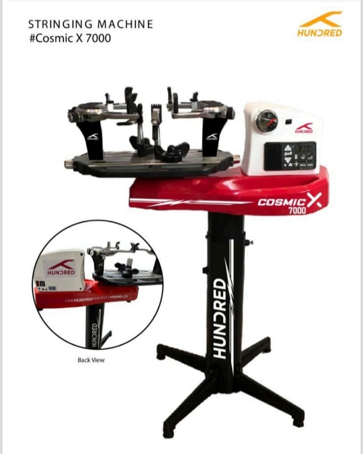 "Hundread Cosmic X7000 Stringing Machin - Proffesional Badmitton & Tenniss Racket Stringer Price in India"