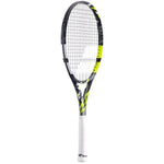 Unstrung Babolat Pure Aero Lite (Babolat Pure Aro Lite) racket, ready for custom stringing to suit individual play styles.