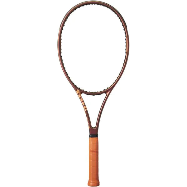 An array of rackets, including the Wilson Pro Staff 97L V14 tenis racket, available for purchase on the ProBadminton.in website.
