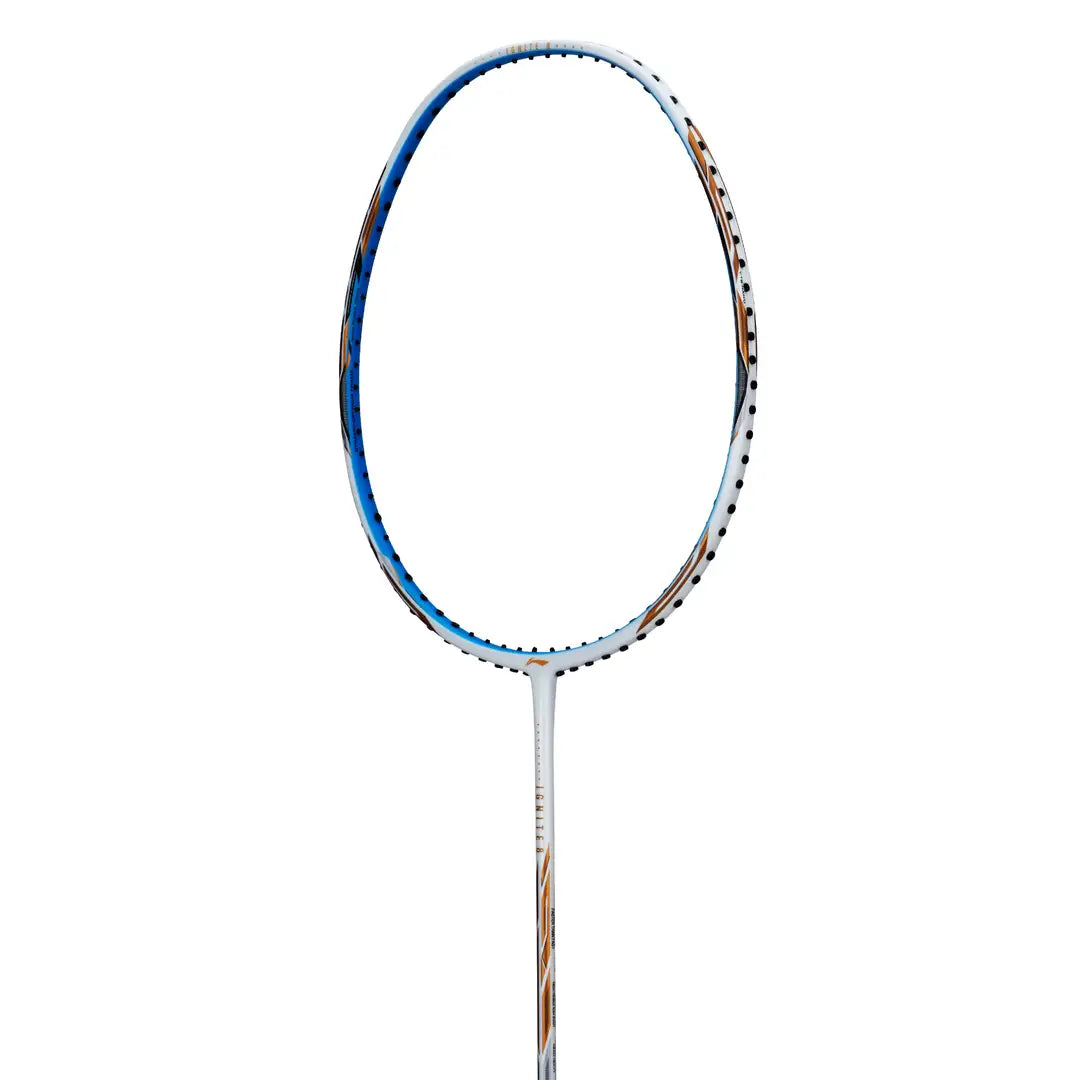 Li-Ning Ignite 8 Badminton Racket | White/Blue