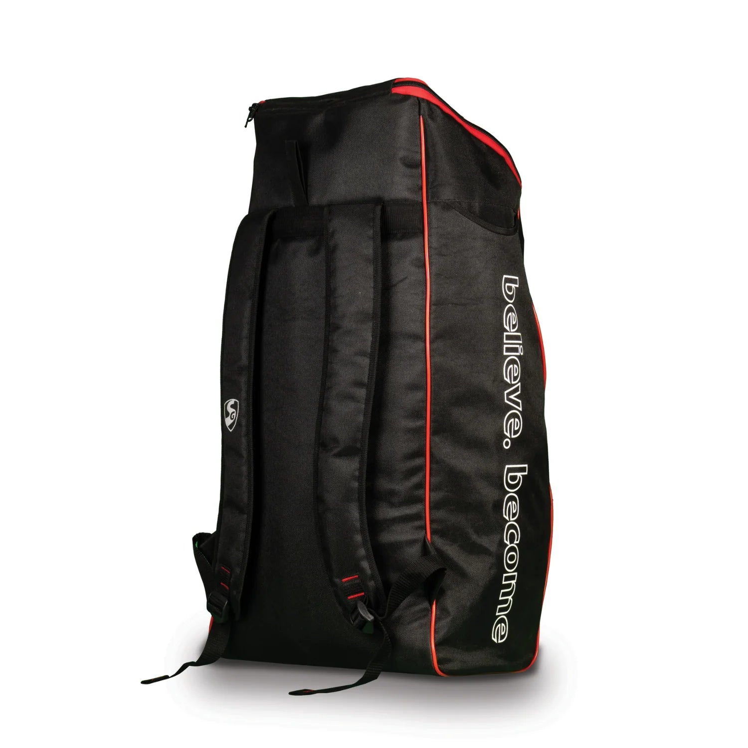"SG Dragon Prodigy kit bag – duffel style criket bag with bat slive and water bottle mes pocket"