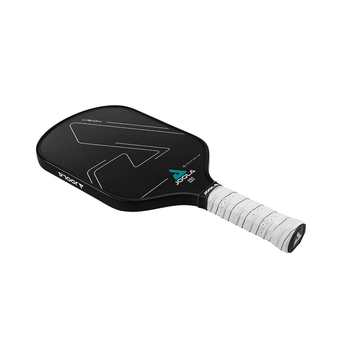 Close-up of the Ridge grip on the Joola Vissin CGS 16mm Pickleball Paddle - probadminton.in