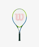 Wilzon Slam 25 Tenis Racquet Blue Greeen – Best Kids Racket for Beginers in India