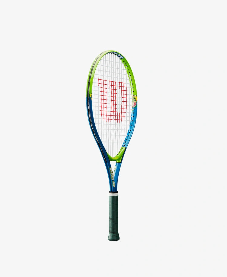 Wilson Slam 25 Blue Green Junior Tennis Racket – Pre-Strung Beginner Racquet from Wilson India