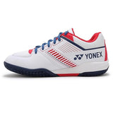 Yonex Strider Flow Wide Power Cushion Badminton Shoes (White / Red)