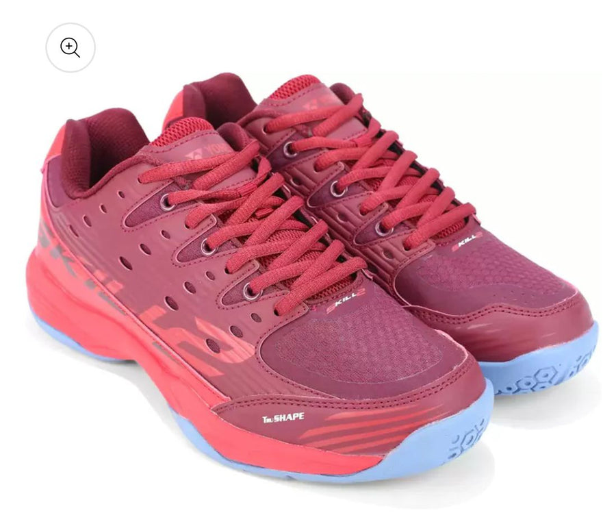 Yonex Tour Skill 2 JR Badminton Shoes (CABERNET FLAME / SCARLET MOUNTAIN)