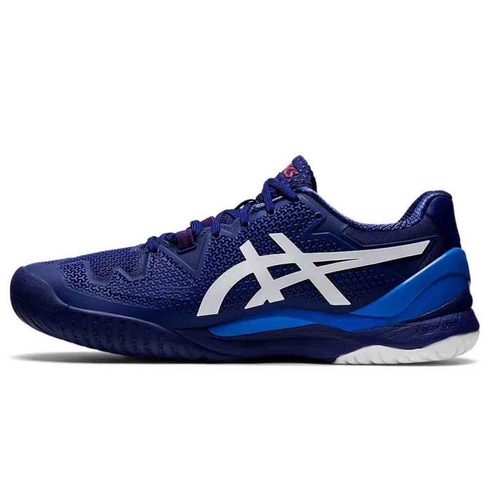 Asics  GEL-RESOLUTION 8 Tennis Shoes ( Dive Blue / White)
