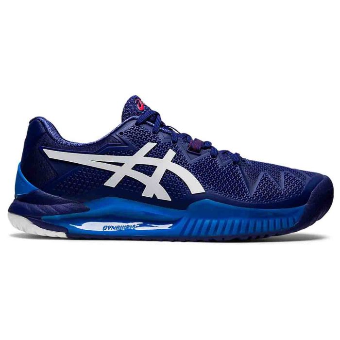 Asics  GEL-RESOLUTION 8 Tennis Shoes ( Dive Blue / White)