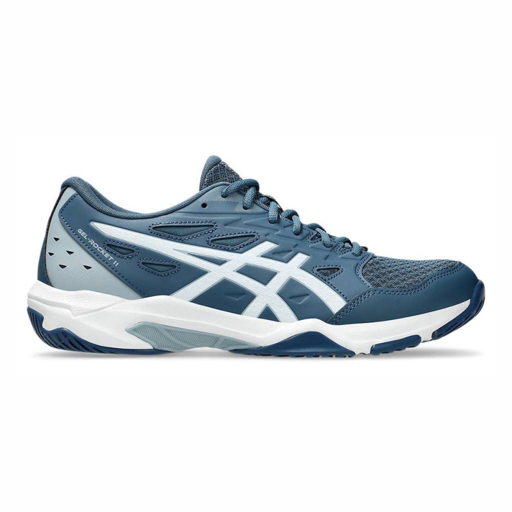 Asics GEL-ROCKET 11 Indoor Court Shoe (Vintage Indigo / White)
