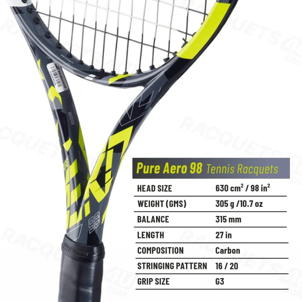 Babolat Pure Aero 98: Dominate Rallies with Precision. Only at Probadminton.in.