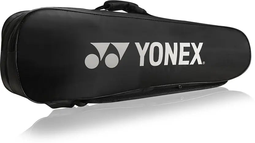 Player carrying Yonex SUNR 24035 BT5 kit bag on shoulder