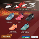 Yonex Blaze 3 Badminton Shoes (CRYSTAL TEAL)