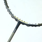 Maxbolt Blade badminton racett (silver/blue), available in two colors. Get yours at probadminton.in.