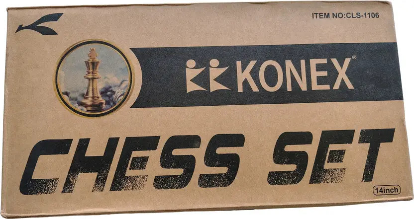 Konex wooden chessbord CLS 1106 – foldabel ches game