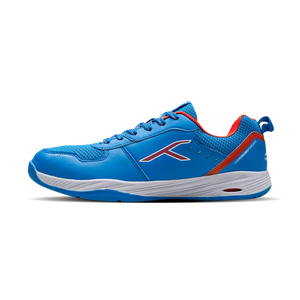 Hundred court shield  Badminton Shoes blue/orange/white
