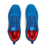 Hundred court shield  Badminton Shoes blue/orange/white